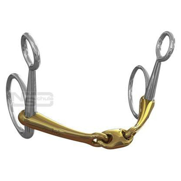 Neue Schule Tranz Angled Lozenge Baucher Horse Bit (16mm) 8023-B