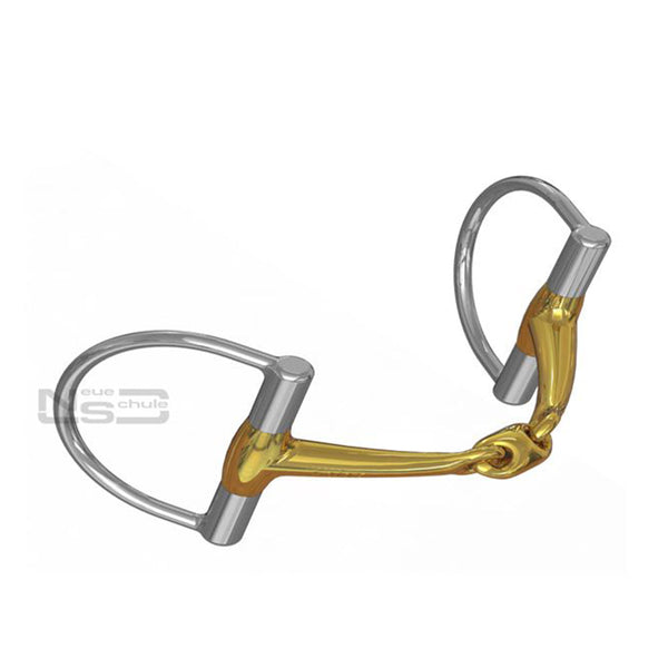 Neue Schule Tranz Angled Lozenge D-Ring Horse Bit (14mm) 8022-D