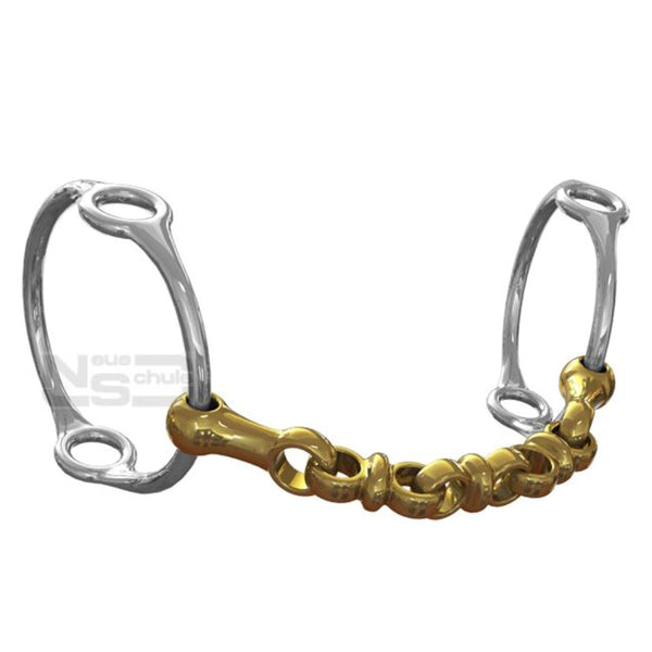 Neue Schule Waterford Balding Horse Bit (14mm) 8029-BG