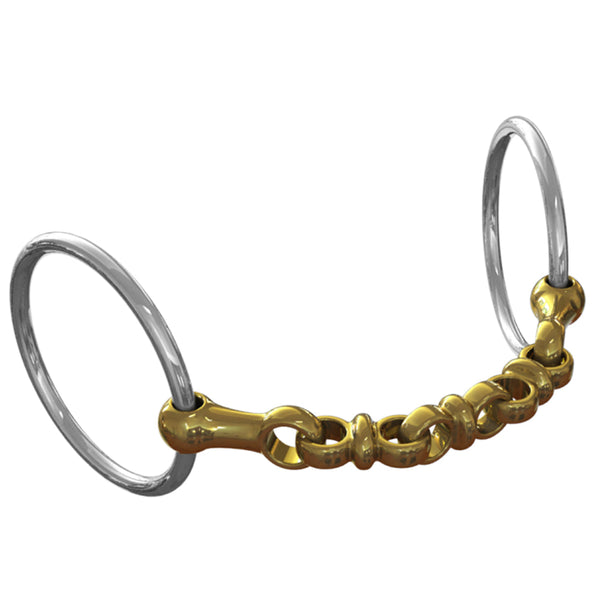 Neue Schule Waterford Loose Ring Horse Bit (70mm Ring) 8029-70