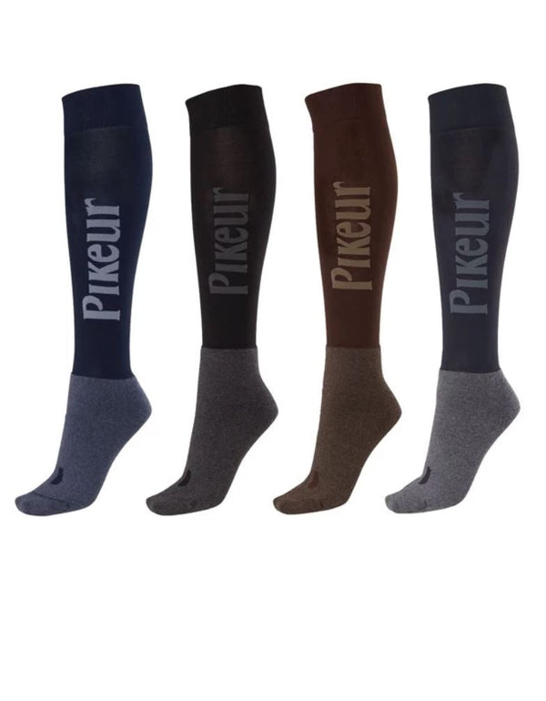 Pikeur Functional Long Logo Socks My Breeches | Pikeur