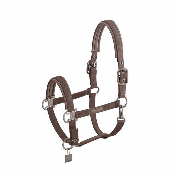 Eskadron Cord Double Pin Headcollar CS24 -Taupe-Shetland (P1)-