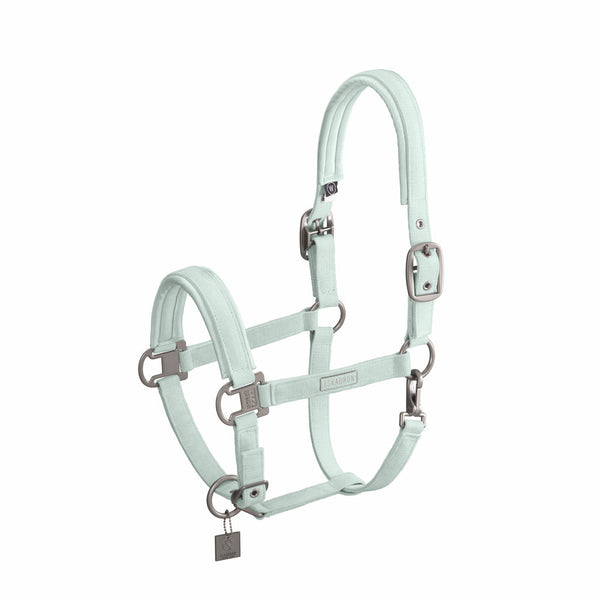 Eskadron Cord Double Pin Headcollar CS24 -Powder Green-Shetland (P1)-