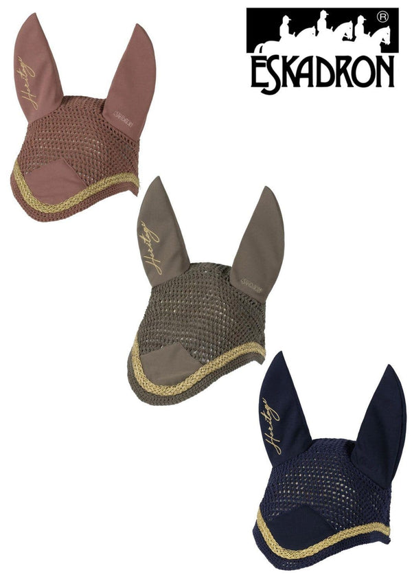 Eskadron Heritage Collection Cotton Fly Hood / Veil -Dusty Pink-Full (W)-